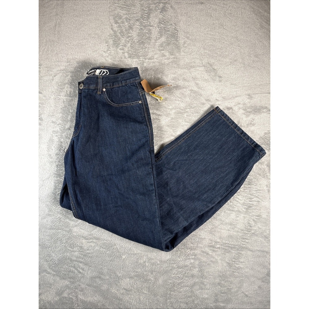 Bilt Iron Workers Mercury Jeans Mens 38x33 Blue Motorcycle Biker Lined